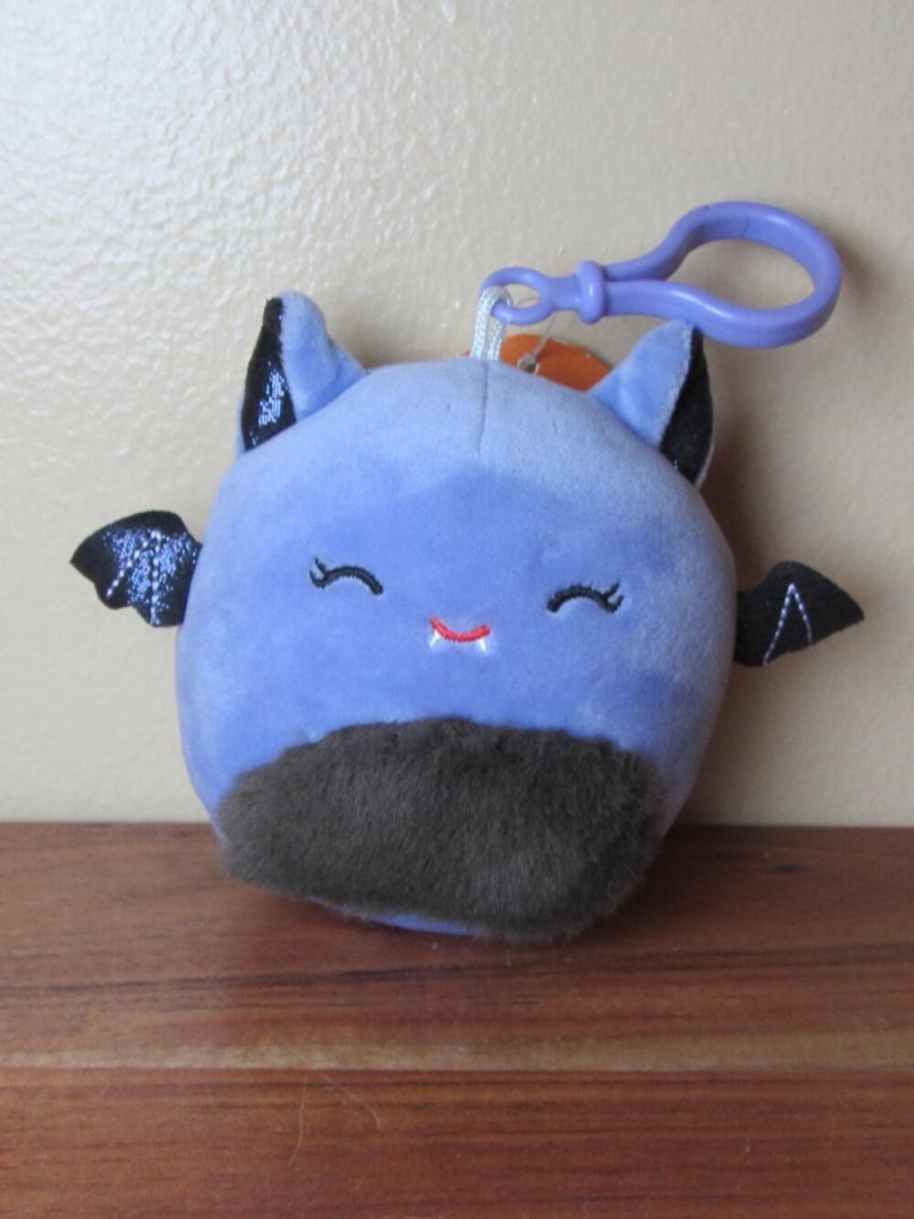plush squishmallows bag clip Joldy bat NWT 2023 dangler (W6817)